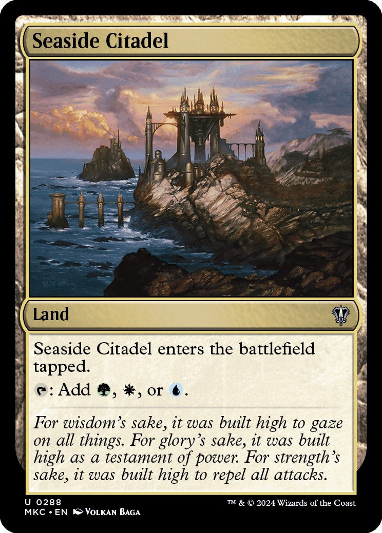 Seaside Citadel [Murders at Karlov Manor Commander] MTG Single Magic: The Gathering    | Red Claw Gaming