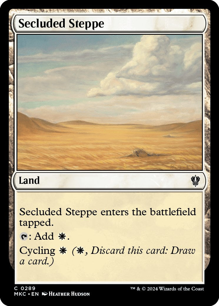 Secluded Steppe [Murders at Karlov Manor Commander] MTG Single Magic: The Gathering    | Red Claw Gaming