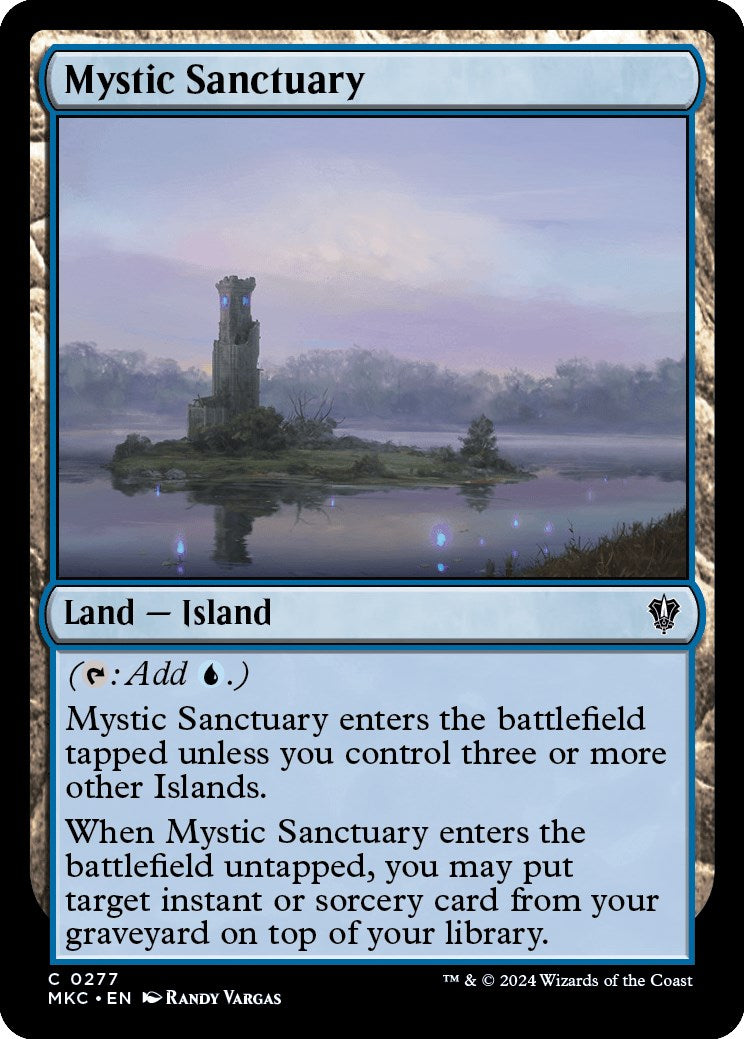 Mystic Sanctuary [Murders at Karlov Manor Commander] MTG Single Magic: The Gathering | Red Claw Gaming