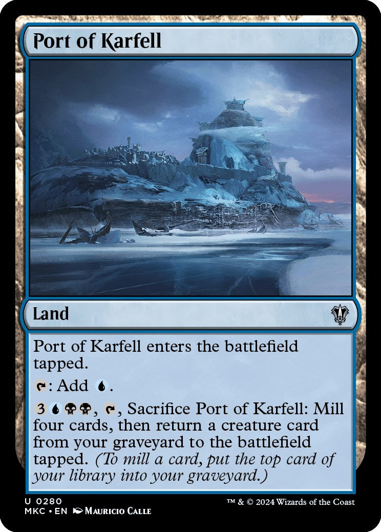 Port of Karfell [Murders at Karlov Manor Commander] MTG Single Magic: The Gathering    | Red Claw Gaming