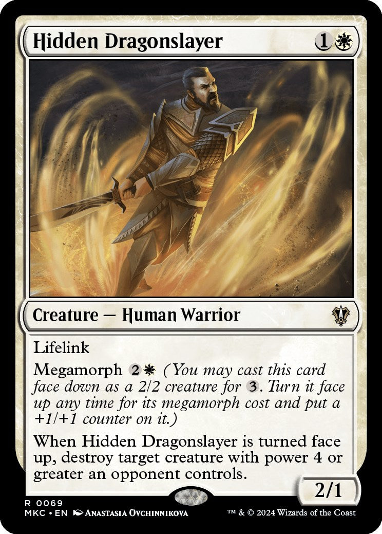 Hidden Dragonslayer [Murders at Karlov Manor Commander] MTG Single Magic: The Gathering    | Red Claw Gaming