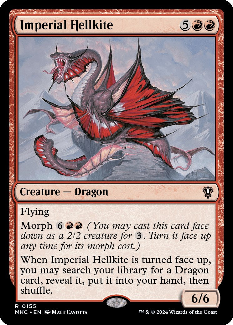 Imperial Hellkite [Murders at Karlov Manor Commander] MTG Single Magic: The Gathering    | Red Claw Gaming