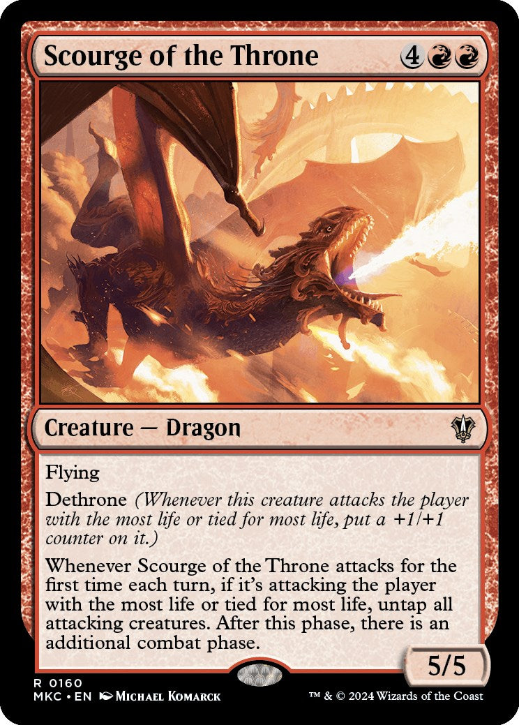 Scourge of the Throne [Murders at Karlov Manor Commander] MTG Single Magic: The Gathering    | Red Claw Gaming