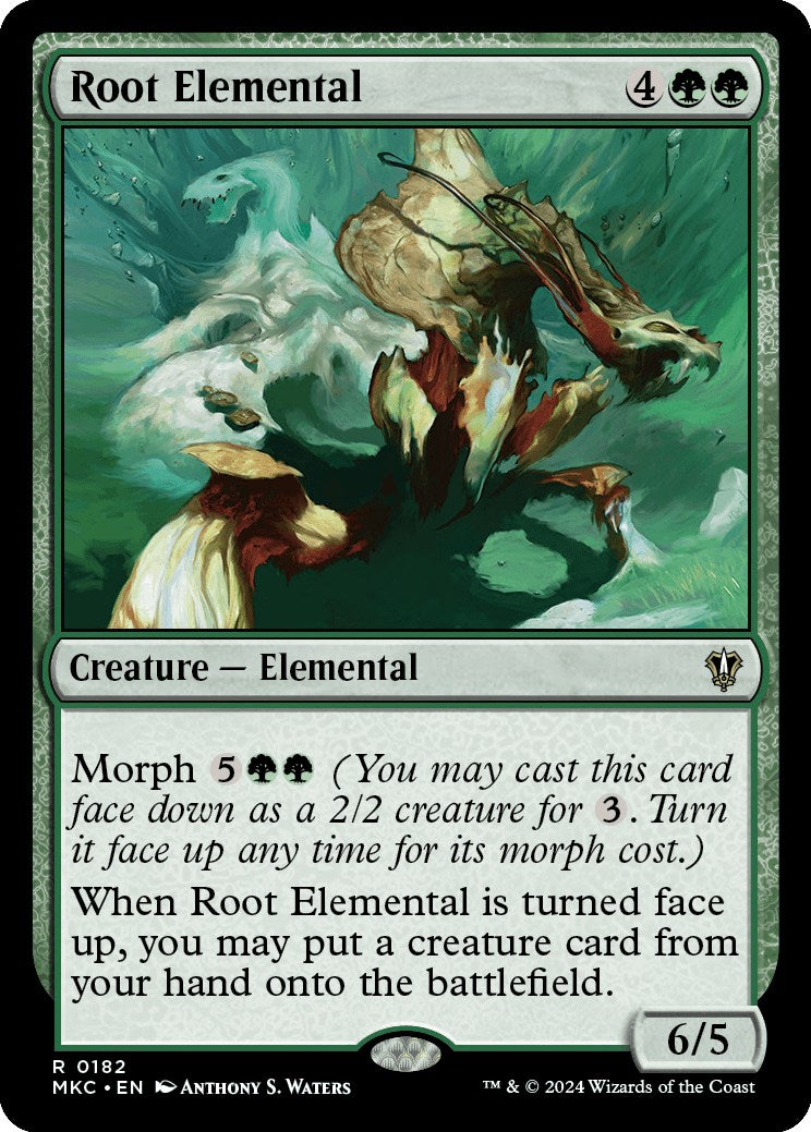 Root Elemental [Murders at Karlov Manor Commander] MTG Single Magic: The Gathering    | Red Claw Gaming
