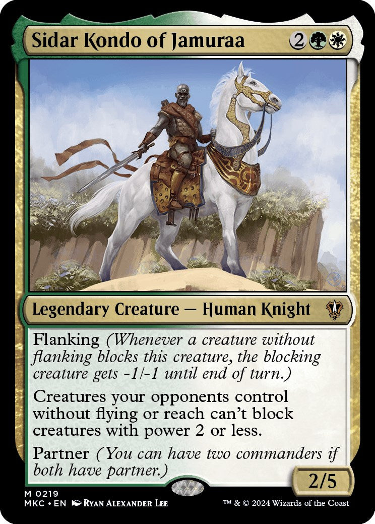 Sidar Kondo of Jamuraa [Murders at Karlov Manor Commander] MTG Single Magic: The Gathering | Red Claw Gaming
