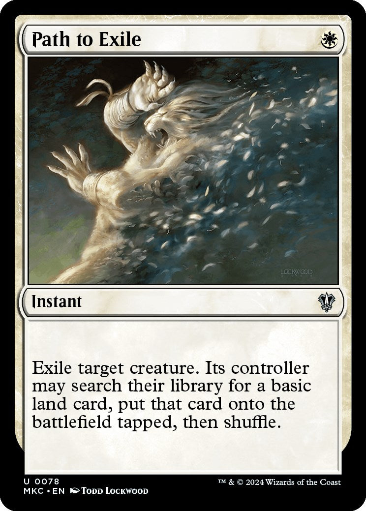 Path to Exile [Murders at Karlov Manor Commander] MTG Single Magic: The Gathering | Red Claw Gaming