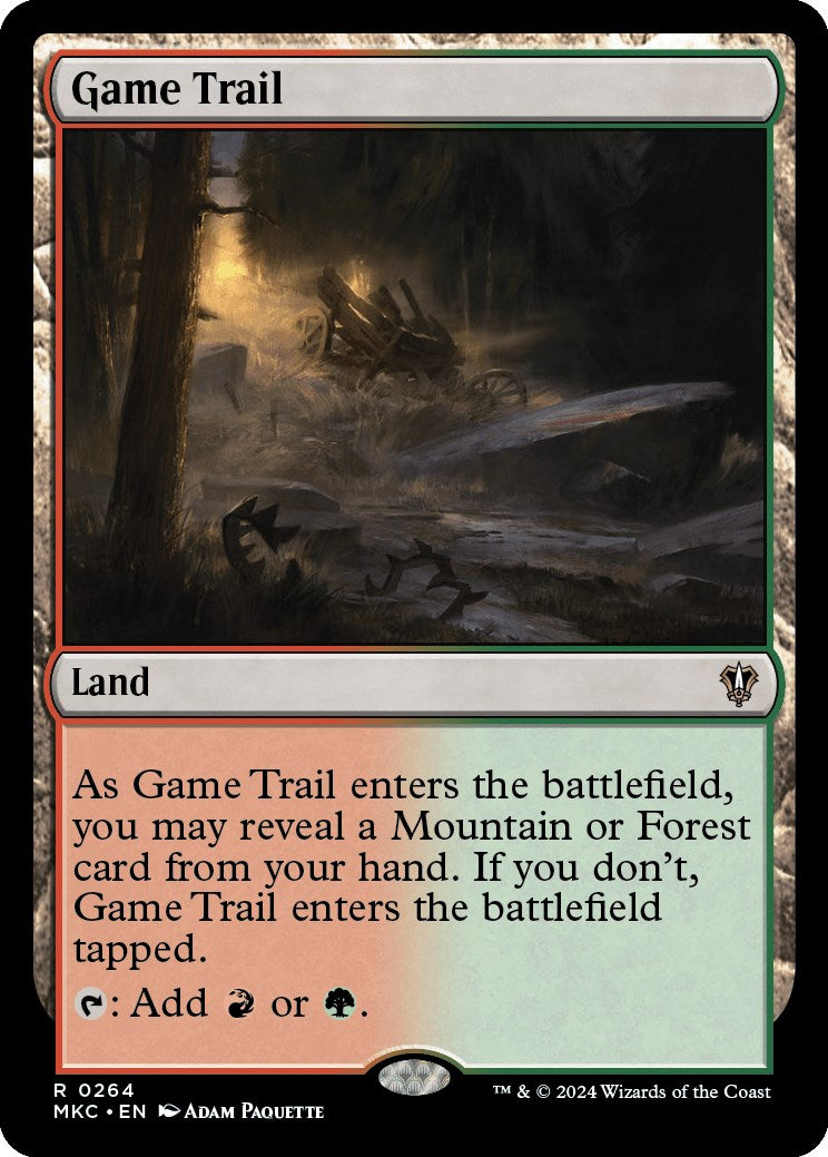 Game Trail [Murders at Karlov Manor Commander] MTG Single Magic: The Gathering | Red Claw Gaming