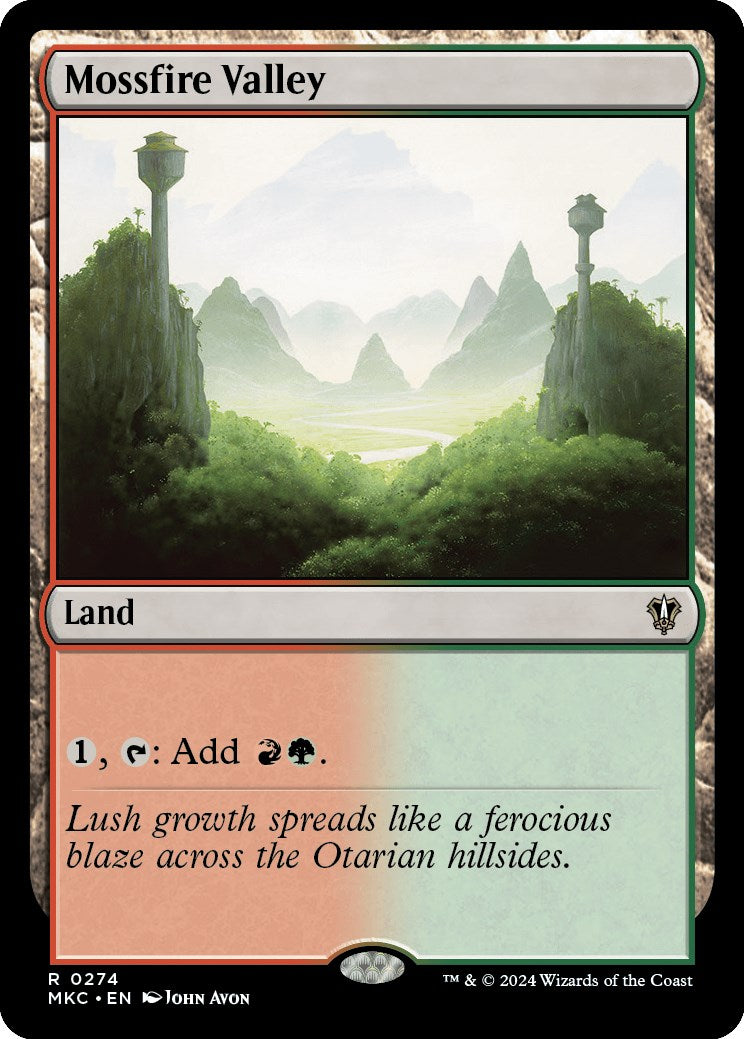 Mossfire Valley [Murders at Karlov Manor Commander] MTG Single Magic: The Gathering | Red Claw Gaming