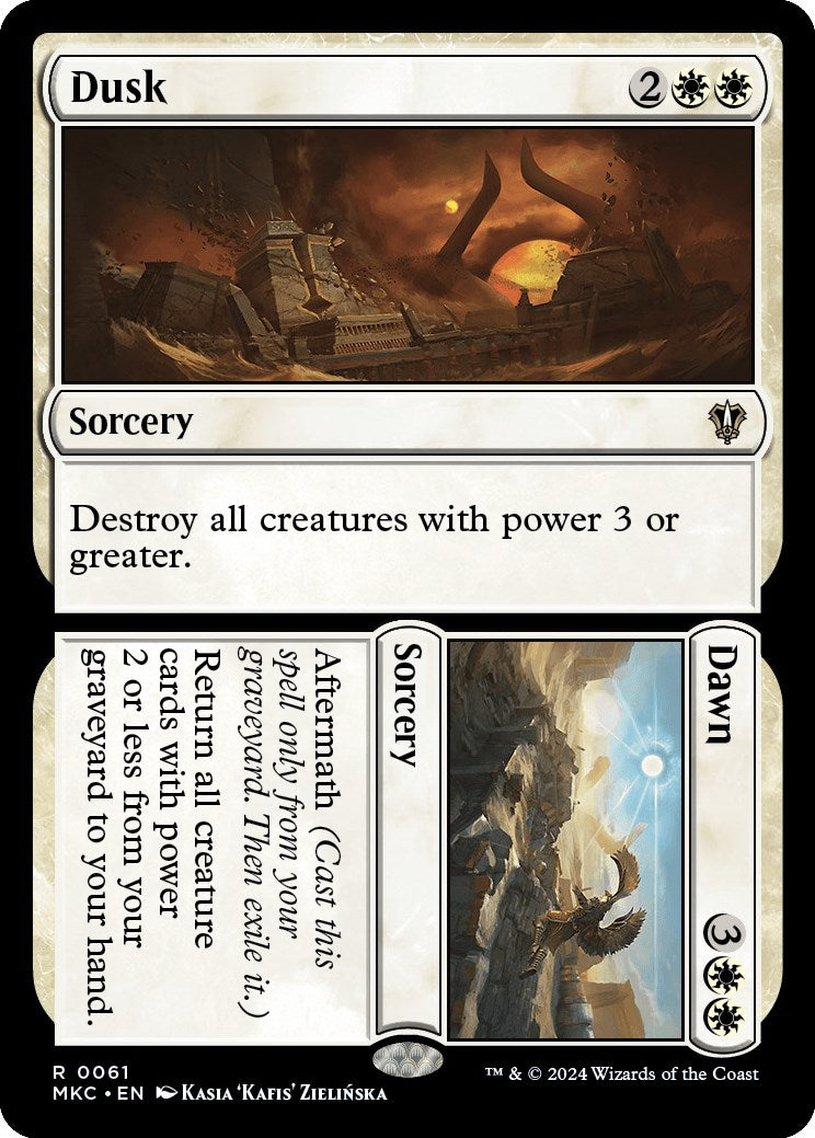 Dusk // Dawn [Murders at Karlov Manor Commander] MTG Single Magic: The Gathering | Red Claw Gaming