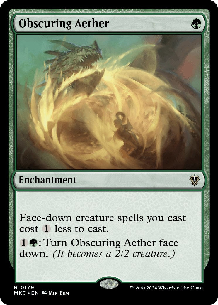 Obscuring Aether [Murders at Karlov Manor Commander] MTG Single Magic: The Gathering    | Red Claw Gaming