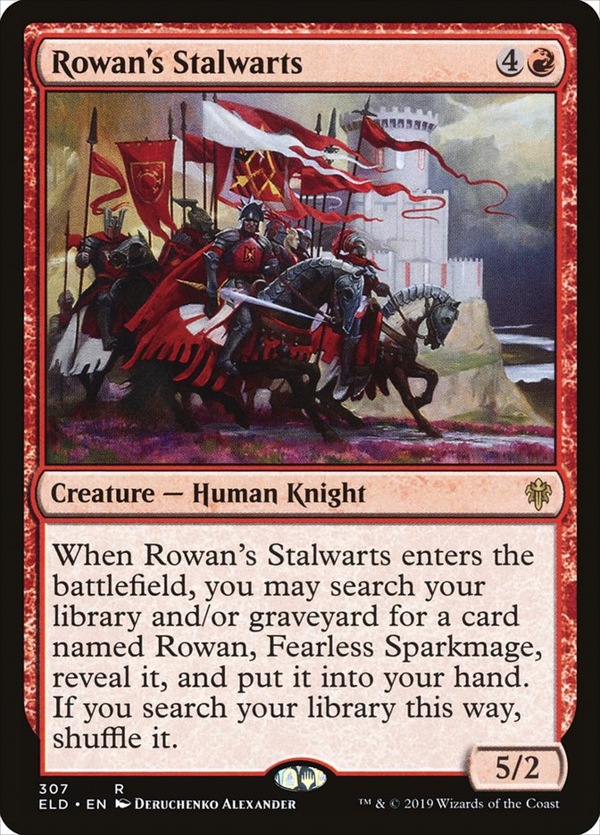 Rowan's Stalwarts [Throne of Eldraine] MTG Single Magic: The Gathering | Red Claw Gaming