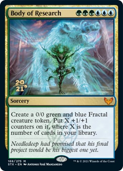 Body of Research [Strixhaven: School of Mages Prerelease Promos] MTG Single Magic: The Gathering | Red Claw Gaming