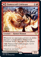 Flamescroll Celebrant // Revel in Silence [Strixhaven: School of Mages Prerelease Promos] MTG Single Magic: The Gathering | Red Claw Gaming