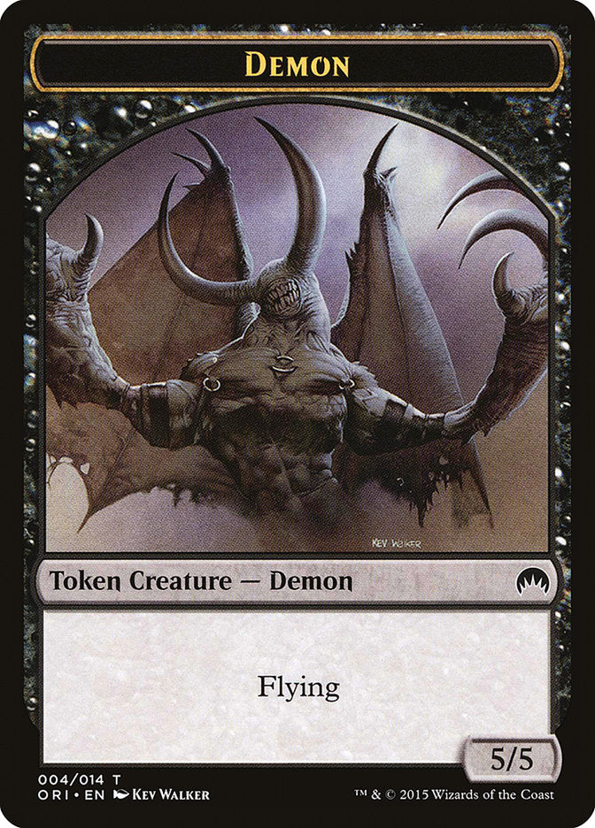 Demon Token [Magic Origins Tokens] MTG Single Magic: The Gathering | Red Claw Gaming