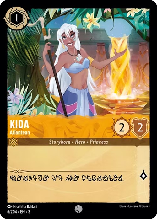 Kida - Atlantean (6/204) [Into the Inklands] Lorcana Single Disney    | Red Claw Gaming