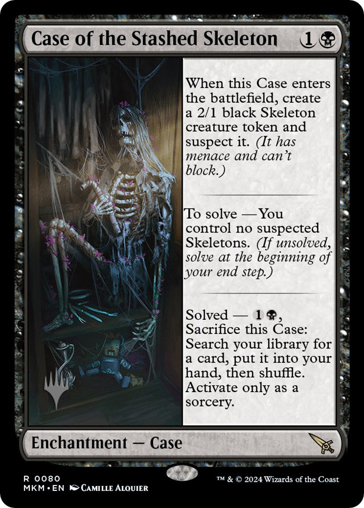 Case of the Stashed Skeleton (Promo Pack) [Murders at Karlov Manor Promos] MTG Single Magic: The Gathering | Red Claw Gaming