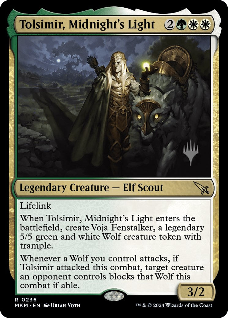 Tolsimir, Midnight's Light (Promo Pack) [Murders at Karlov Manor Promos] MTG Single Magic: The Gathering | Red Claw Gaming