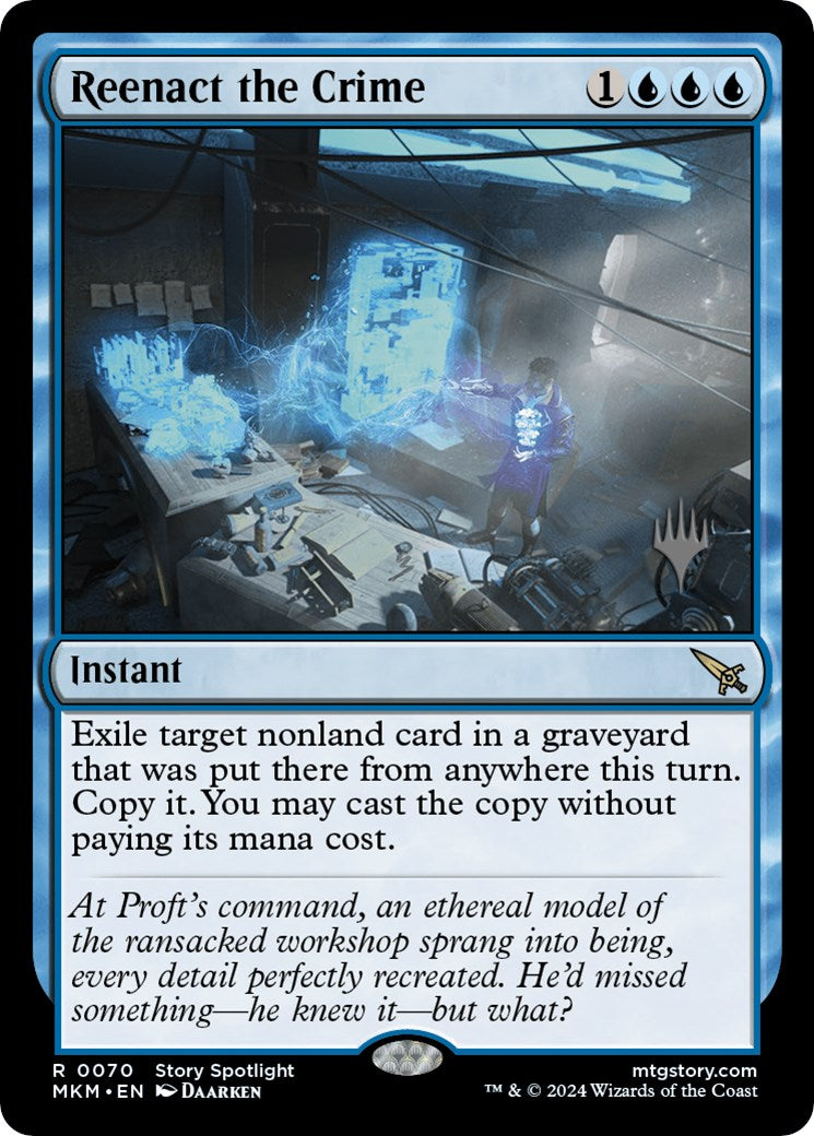 Reenact the Crime (Promo Pack) [Murders at Karlov Manor Promos] MTG Single Magic: The Gathering | Red Claw Gaming