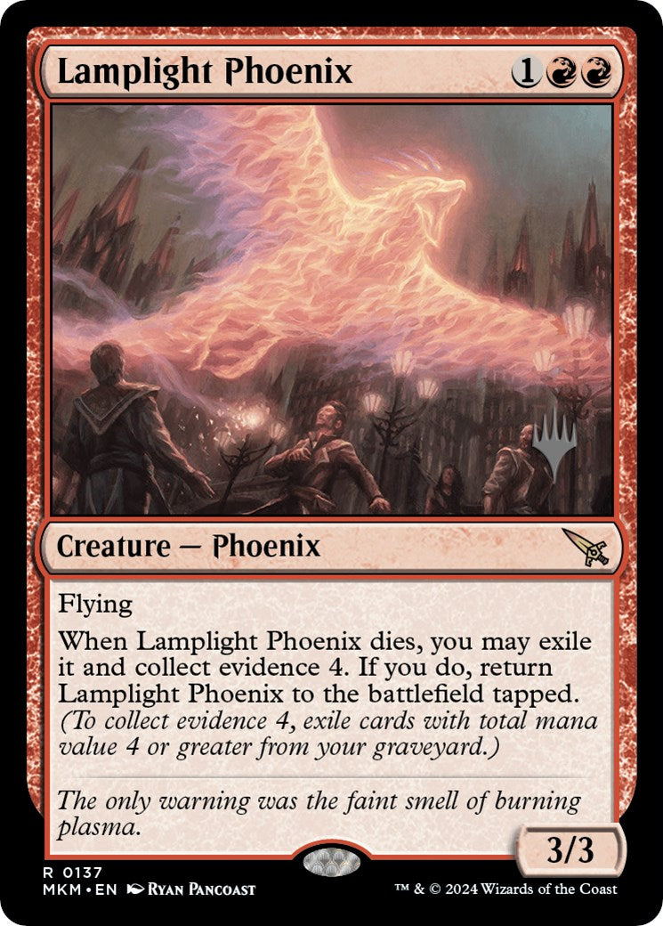 Lamplight Phoenix (Promo Pack) [Murders at Karlov Manor Promos] MTG Single Magic: The Gathering | Red Claw Gaming