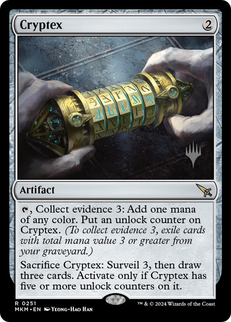 Cryptex (Promo Pack) [Murders at Karlov Manor Promos] MTG Single Magic: The Gathering | Red Claw Gaming