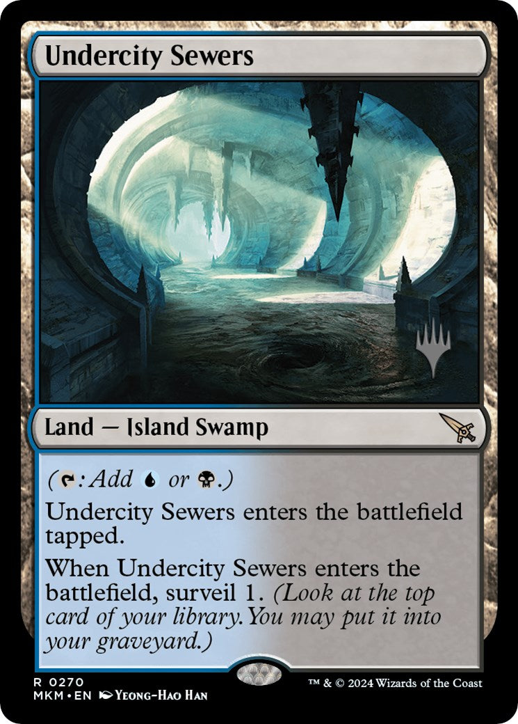 Undercity Sewers (Promo Pack) [Murders at Karlov Manor Promos] MTG Single Magic: The Gathering    | Red Claw Gaming