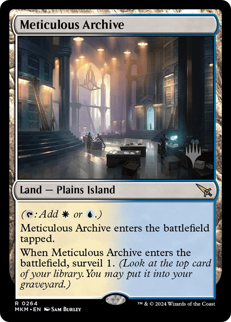 Meticulous Archive (Promo Pack) [Murders at Karlov Manor Promos] MTG Single Magic: The Gathering | Red Claw Gaming