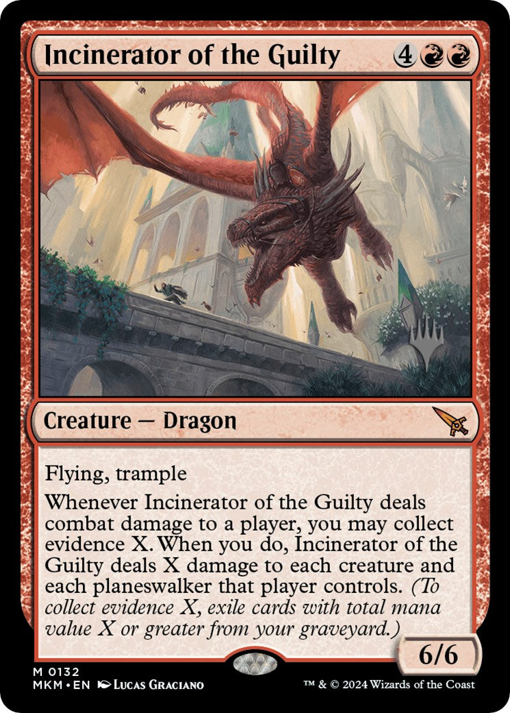 Incinerator of the Guilty (Promo Pack) [Murders at Karlov Manor Promos] MTG Single Magic: The Gathering    | Red Claw Gaming