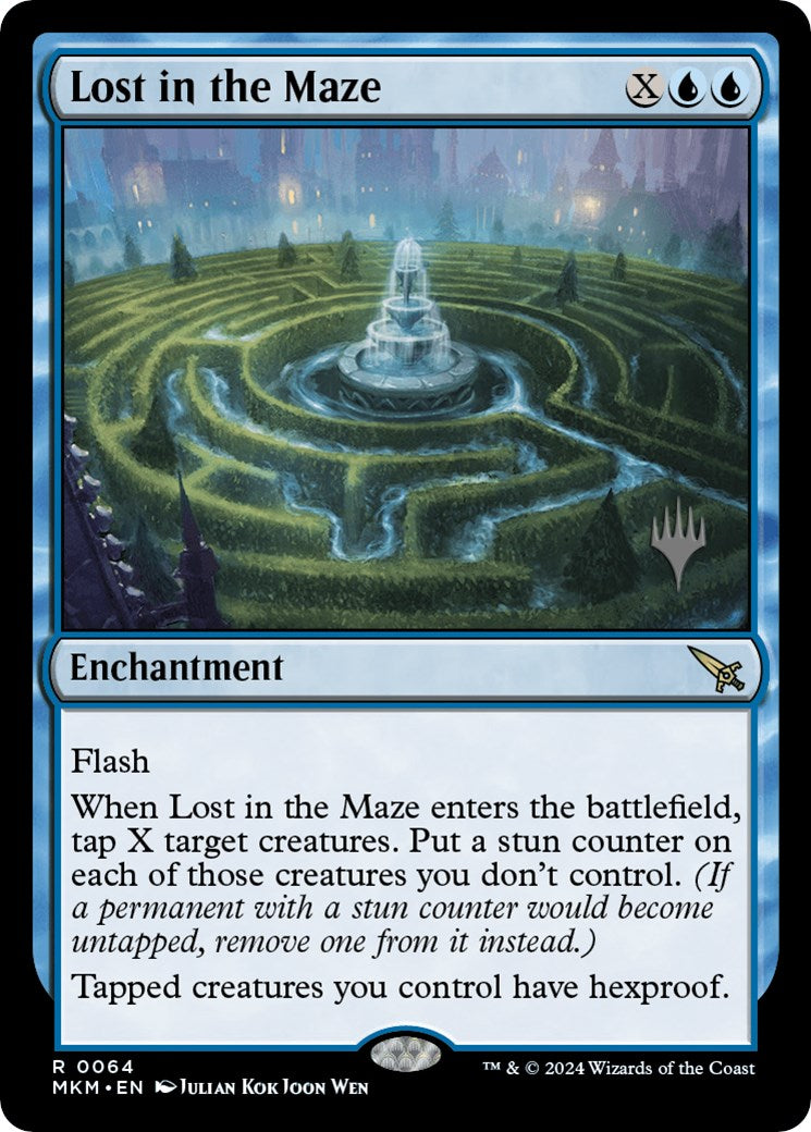 Lost in the Maze (Promo Pack) [Murders at Karlov Manor Promos] MTG Single Magic: The Gathering | Red Claw Gaming