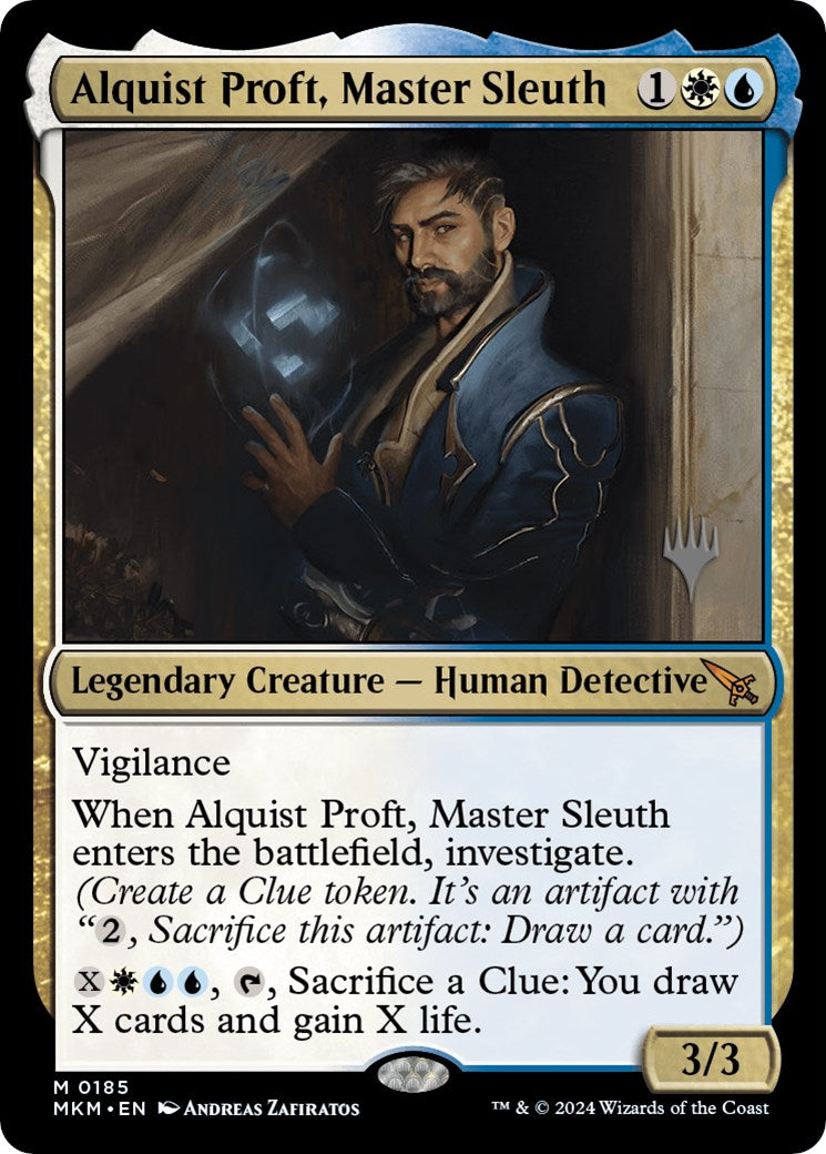 Alquist Proft, Master Sleuth (Promo Pack) [Murders at Karlov Manor Promos] MTG Single Magic: The Gathering | Red Claw Gaming
