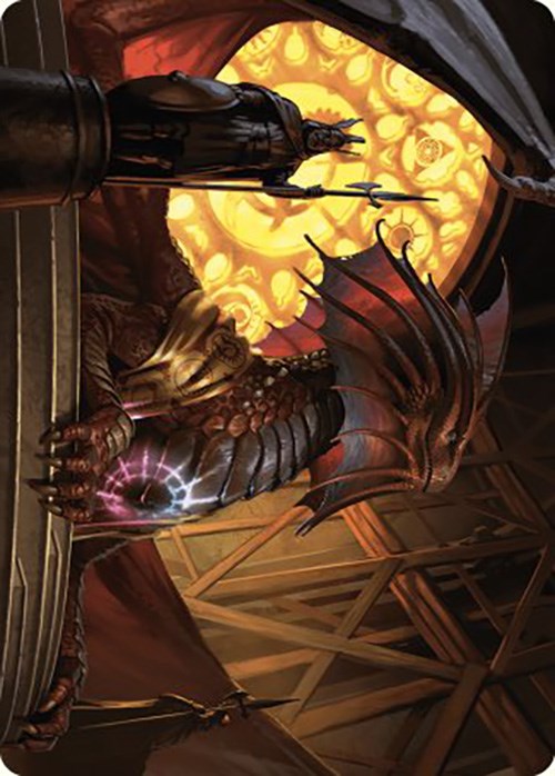 Niv-Mizzet, Guildpact Art Card (21/49) [Murders at Karlov Manor Art Series] MTG Single Magic: The Gathering | Red Claw Gaming