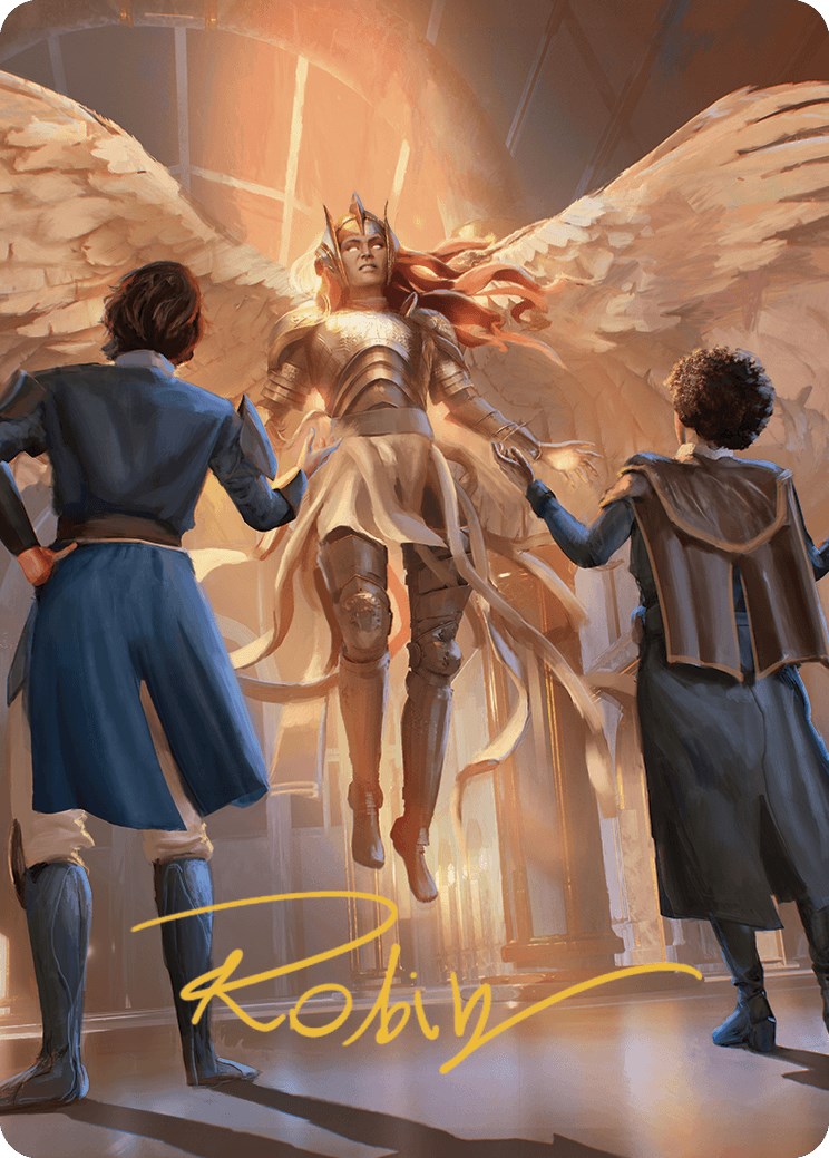 Demand Answers Art Card (Gold-Stamped Signature) [Murders at Karlov Manor Art Series] MTG Single Magic: The Gathering | Red Claw Gaming