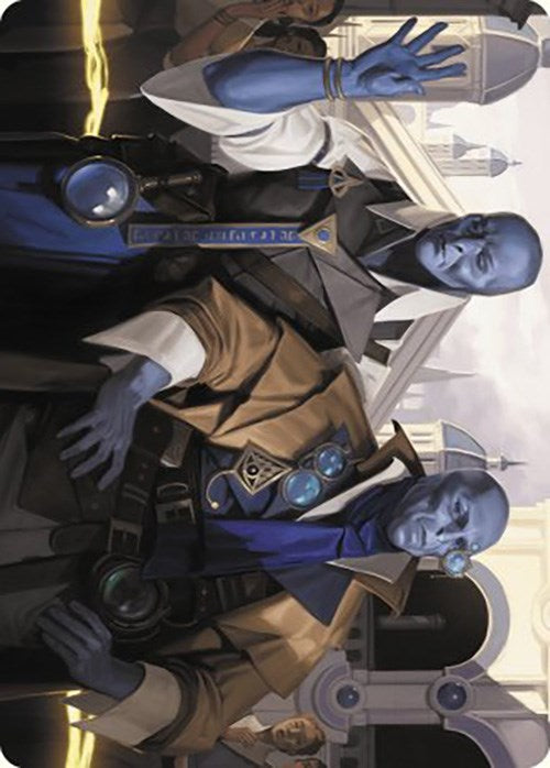Hotshot Investigators Art Card [Murders at Karlov Manor Art Series] MTG Single Magic: The Gathering | Red Claw Gaming