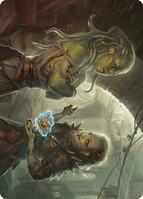 Extract a Confession Art Card [Murders at Karlov Manor Art Series] MTG Single Magic: The Gathering | Red Claw Gaming
