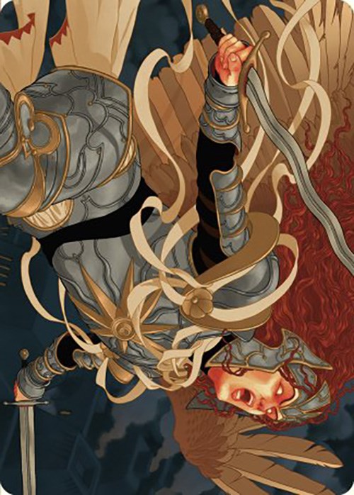 Aurelia, the Law Above Art Card (41/49) [Murders at Karlov Manor Art Series] MTG Single Magic: The Gathering | Red Claw Gaming