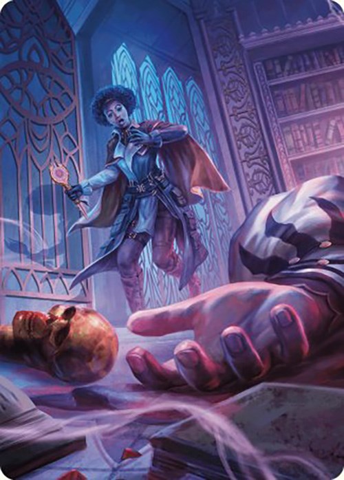 Deadly Complication Art Card [Murders at Karlov Manor Art Series] MTG Single Magic: The Gathering | Red Claw Gaming