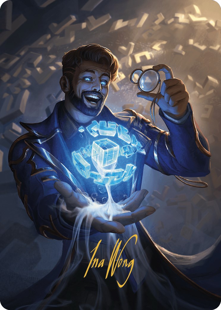 Deduce Art Card (Gold-Stamped Signature) [Murders at Karlov Manor Art Series] MTG Single Magic: The Gathering | Red Claw Gaming