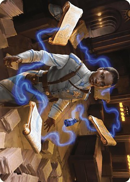 Case File Auditor Art Card [Murders at Karlov Manor Art Series] MTG Single Magic: The Gathering | Red Claw Gaming