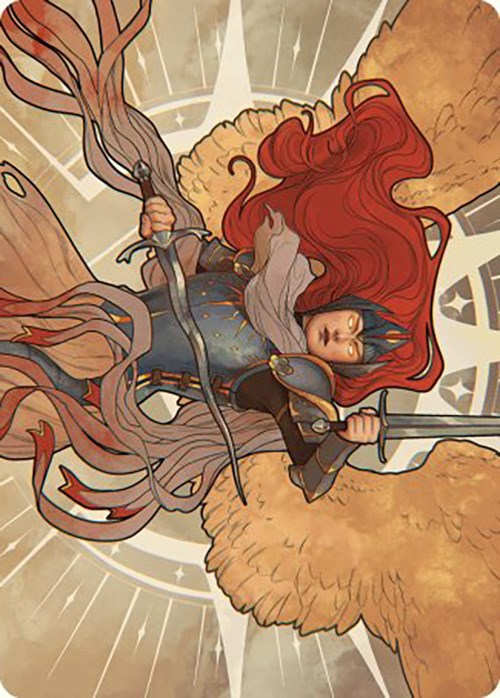 Aurelia, the Law Above Art Card (36/49) [Murders at Karlov Manor Art Series] MTG Single Magic: The Gathering | Red Claw Gaming