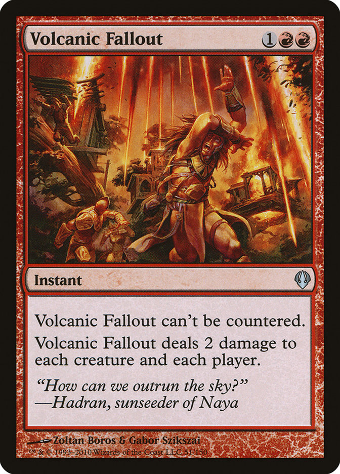 Volcanic Fallout [Archenemy] MTG Single Magic: The Gathering | Red Claw Gaming