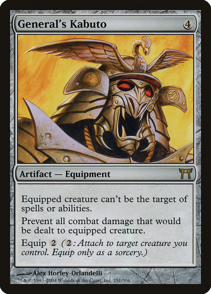General's Kabuto [Champions of Kamigawa] MTG Single Magic: The Gathering | Red Claw Gaming