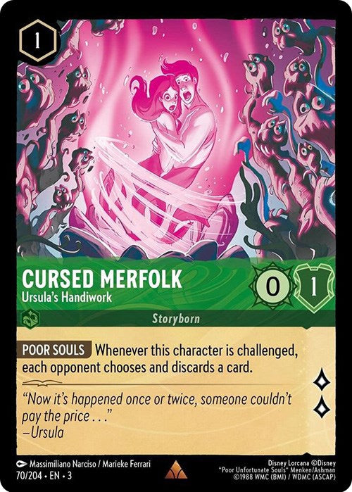 Cursed Merfolk - Ursula's Handiwork (70/204) [Into the Inklands] Lorcana Single Disney    | Red Claw Gaming