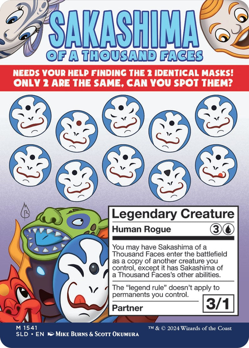 Sakashima of a Thousand Faces [Secret Lair Drop Series] MTG Single Magic: The Gathering | Red Claw Gaming