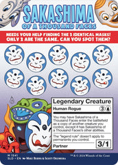 Sakashima of a Thousand Faces [Secret Lair Drop Series] MTG Single Magic: The Gathering | Red Claw Gaming