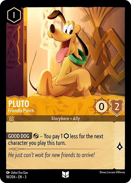 Pluto - Friendly Pooch (18/204) [Into the Inklands] Lorcana Single Disney    | Red Claw Gaming