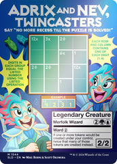 Adrix and Nev, Twincasters (Rainbow Foil) [Secret Lair Drop Series] MTG Single Magic: The Gathering | Red Claw Gaming