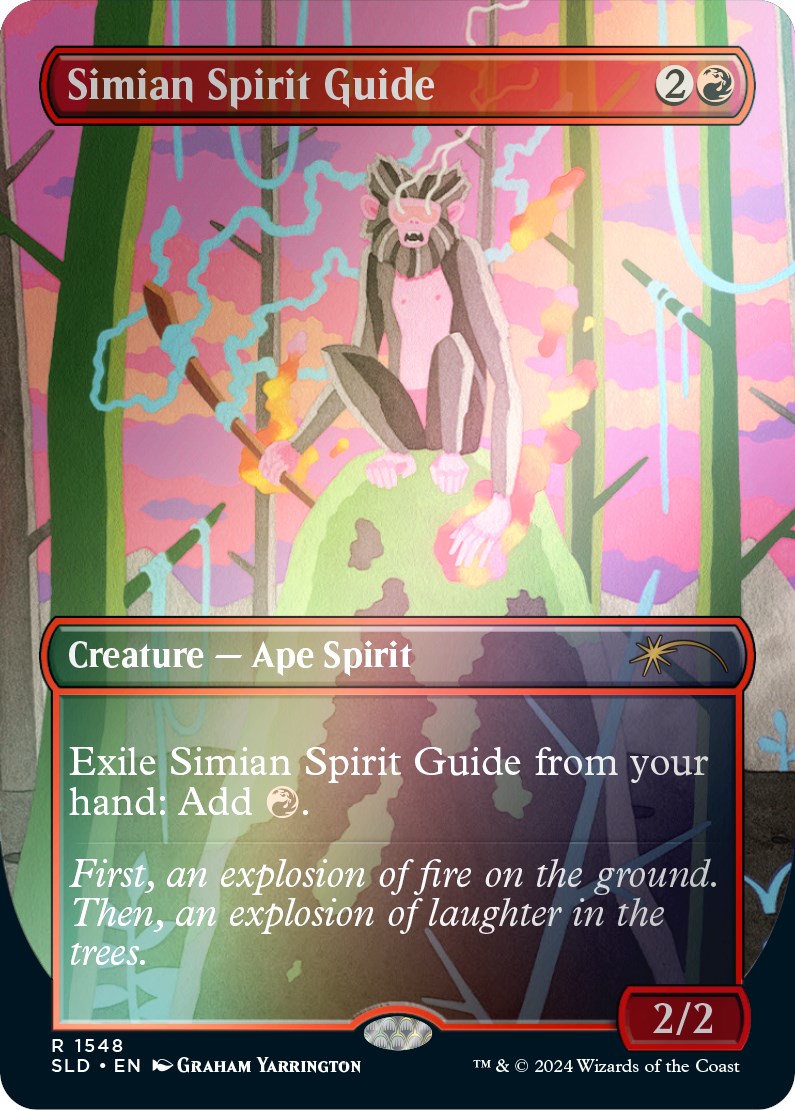 Simian Spirit Guide (Rainbow Foil) [Secret Lair Drop Series] | Red Claw Gaming
