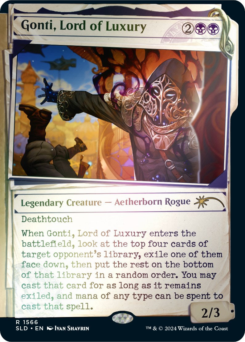 Gonti, Lord of Luxury (Rainbow Foil) [Secret Lair Drop Series] | Red Claw Gaming