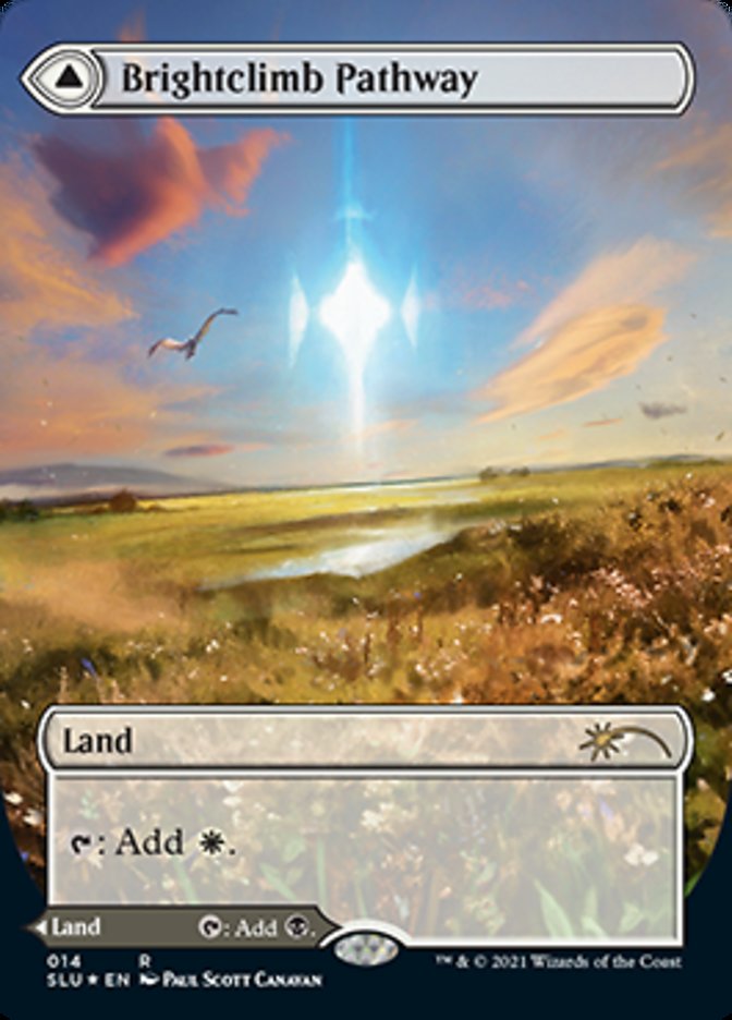 Brightclimb Pathway // Grimclimb Pathway (Borderless) [Secret Lair: Ultimate Edition 2] MTG Single Magic: The Gathering | Red Claw Gaming