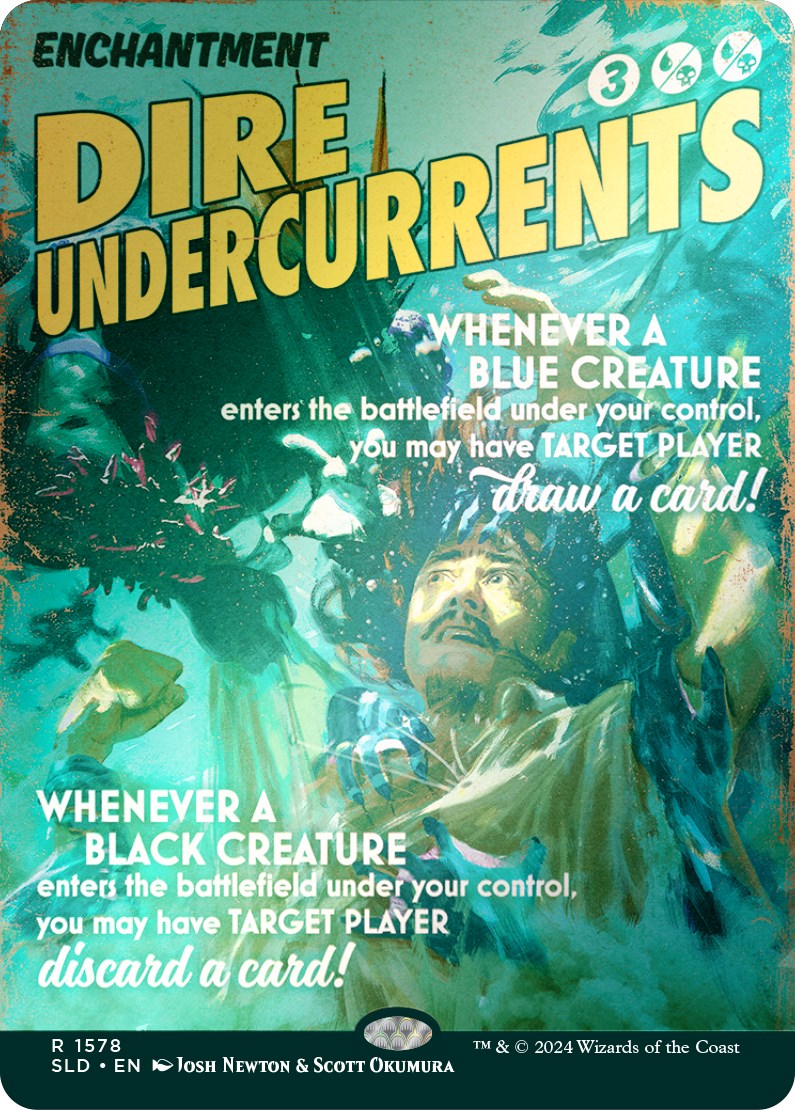 Dire Undercurrents (Rainbow Foil) [Secret Lair Drop Series] MTG Single Magic: The Gathering | Red Claw Gaming