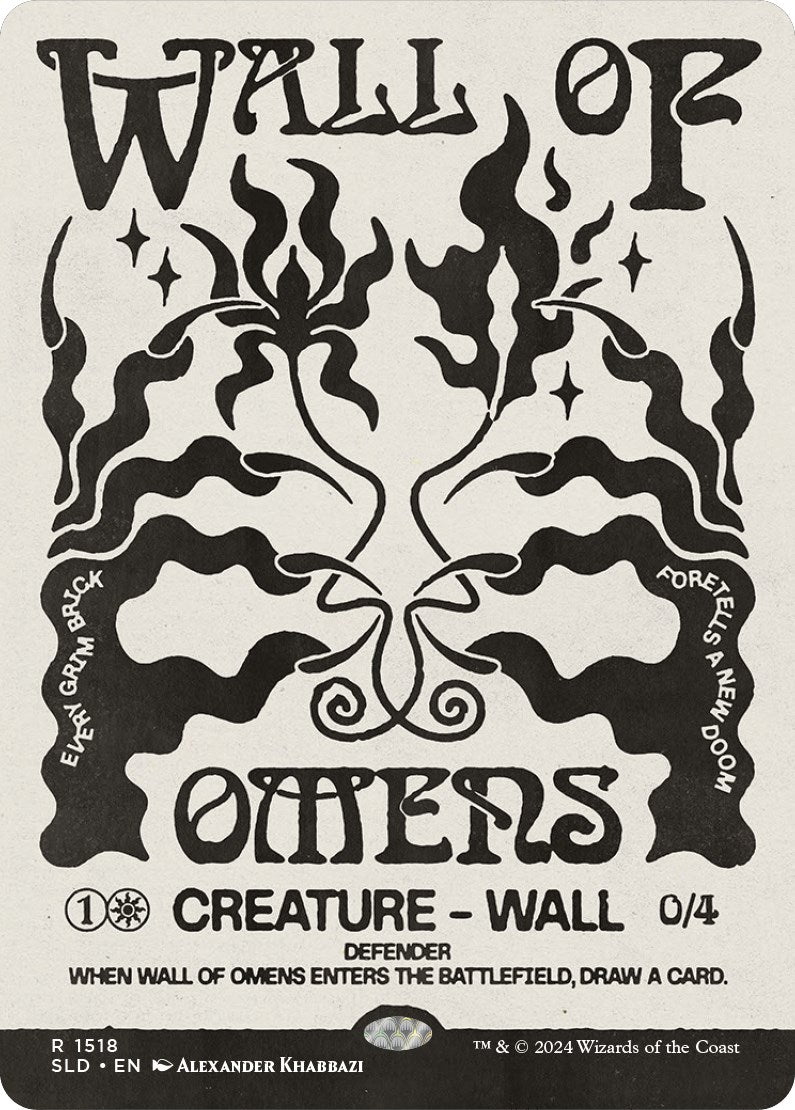 Wall of Omens [Secret Lair Drop Series] MTG Single Magic: The Gathering | Red Claw Gaming